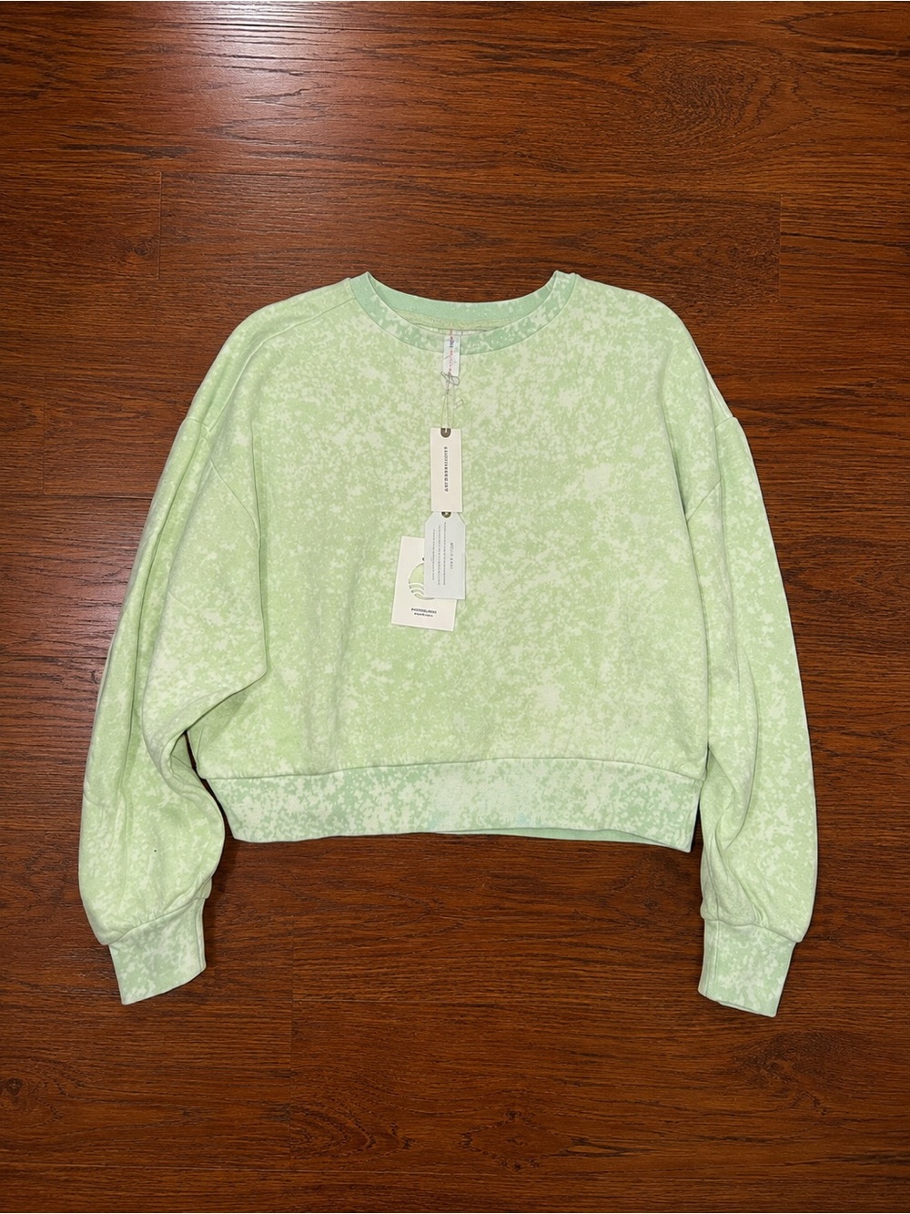 Daily Practice Anthropologie Women’s Light Green Crewneck Sweatshirt Sz M NWT